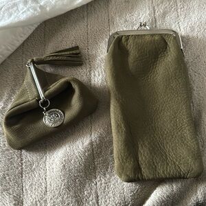 Firenze moda leather‎ coin purse Italy